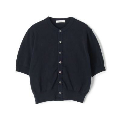 ドライコットン　ハーフスリーブカーディガン