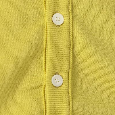 コットンクルーネックカーディガン