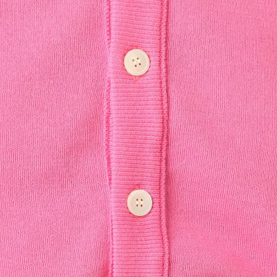 コットンクルーネックカーディガン