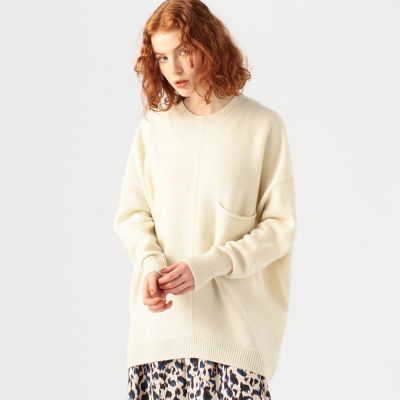 【ＷＥＢ限定】ライトウール　クルーネックプルオーバー