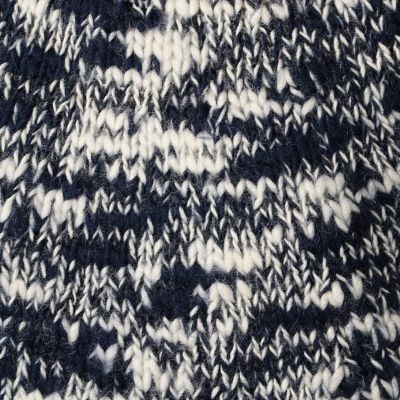 スラブムリネハンドニット　クルーネックプルオーバー
