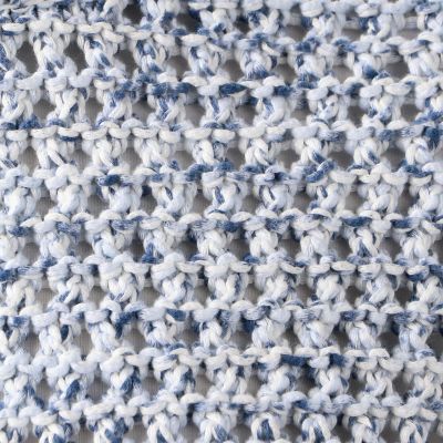 コットンスプラッシュプリント　クルーネックベスト