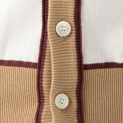 ドライコットン　クルーネックカーディガン