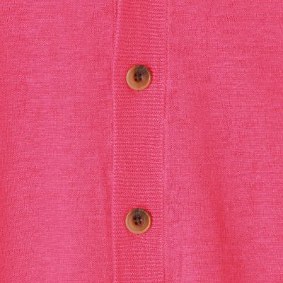 プレーンリネン　Ｖネックカーディガン