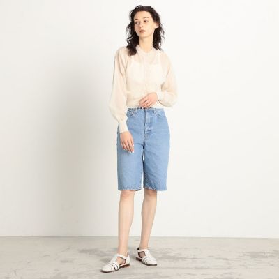 シアーヤーン　ビルドネックカーディガン