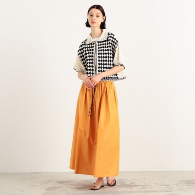 ハンドクロシェ　ハーフスリーブシャツ