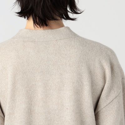 ラムカシミヤ　Ｖネックカーディガン