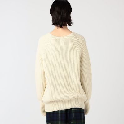 フレンチウール　クルーネックプルオーバー