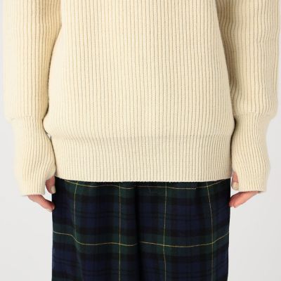 フレンチウール　クルーネックプルオーバー