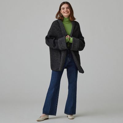 ボイルジャカード ショールカラーカーディガン | maison TOMORROWLAND