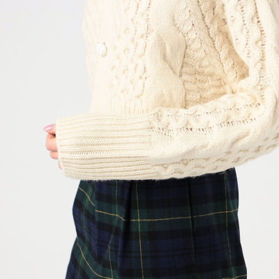 アンディアンケーブル ショートカーディガン | maison TOMORROWLAND