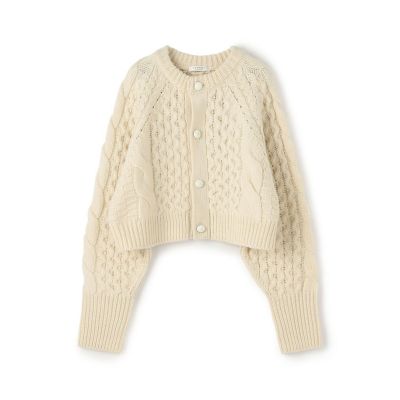 アンディアンケーブル　ショートカーディガン