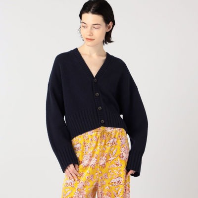 タグ付き新品未使用　her lip to Vネック カーディガン エンブレム タグ付き新品未使用 her lip to Vネック カーディガン エンブレム 胸