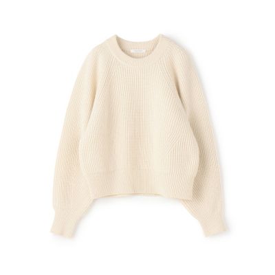 ウール　クルーネックプルオーバー
