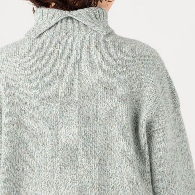 ファインウール　タートルネックプルオーバー
