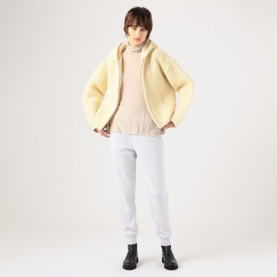 ロービングウール　ジップアップパーカー