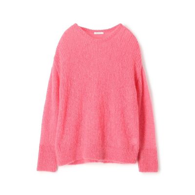 ライトモヘヤブレンド クルーネックプルオーバー | maison