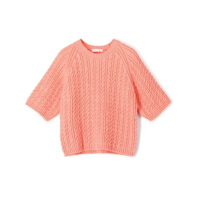 ハイブリットコットンケーブル ハーフスリーブプルオーバー | maison