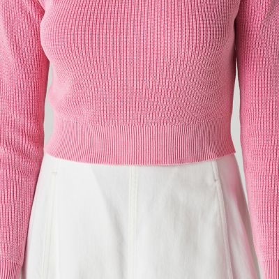 ストーンウォッシュ　クルーネックプルオーバー
