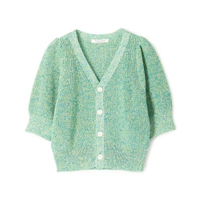 ＜maison TOMORROWLAND＞ギマコットン　パフスリーブカーディガン