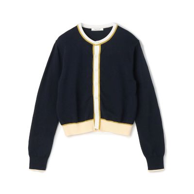 ＜maison TOMORROWLAND＞ドライコットン　クルーネックカーディガン