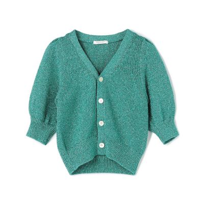 リリヤーンパフスリーブカーディガン