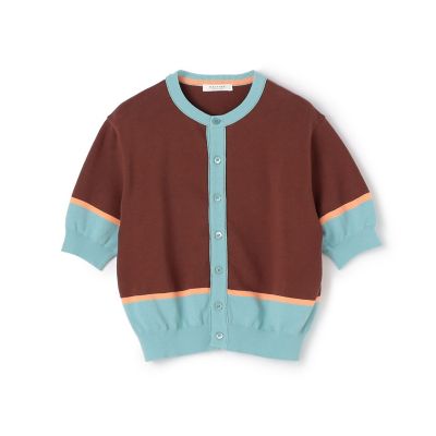ドライコットン ハーフスリーブカーディガン | ファッション・服 