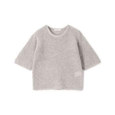 専用　新品　Sheer ハーフスリーブ　プルオーバー tops-02497 ストレッチ ナイロン シアー ハーフスリーブ プル