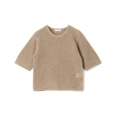 ウールメッシュ ハーフスリーブプルオーバー | maison