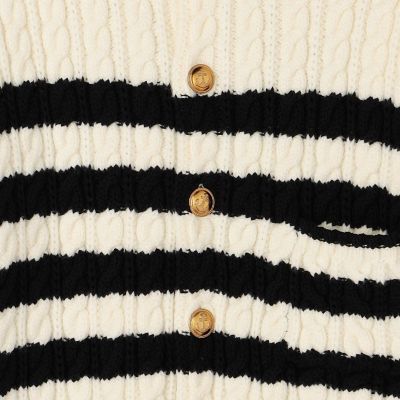 ハイブリットコットンケーブル ショートカーディガン | maison