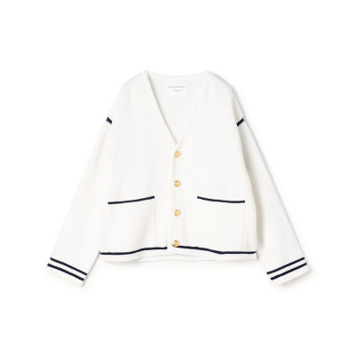 ＜maison TOMORROWLAND＞ハーフミラノ　Ｖネックカーディガン