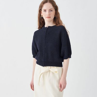 ギマコットン ハーフスリーブカーディガン | maison