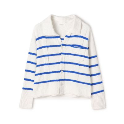 フリジヤーン　シャツカラーカーディガン