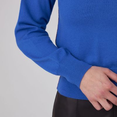 プレーンウール　クルーネックプルオーバー