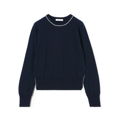 プレーンウール　クルーネックプルオーバー