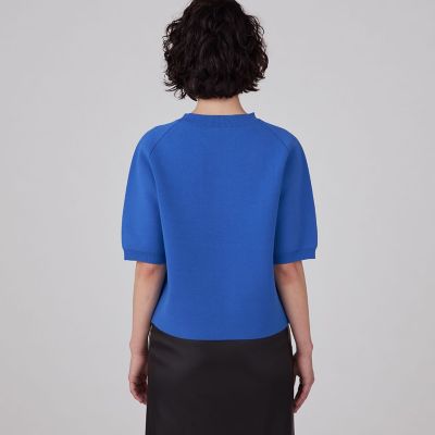 【ＷＥＢ限定】　ダブルニット　ハーフスリーブプルオーバー