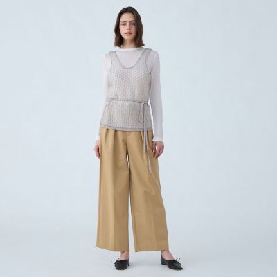 トップス moom0617 ルレックスモヘヤ タンクトップ | maison TOMORROWLAND/メゾン