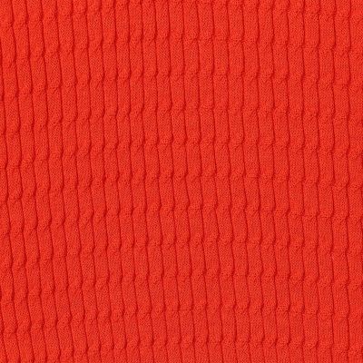 コットンナイロンケーブル　ポロプルオーバー