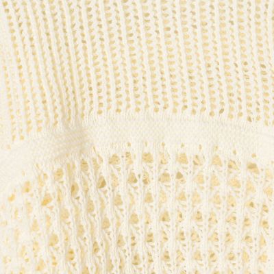 【ＷＥＢ限定】コットンレーシー　クルーネックカーディガン