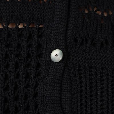 【ＷＥＢ限定】コットンレーシー　クルーネックカーディガン