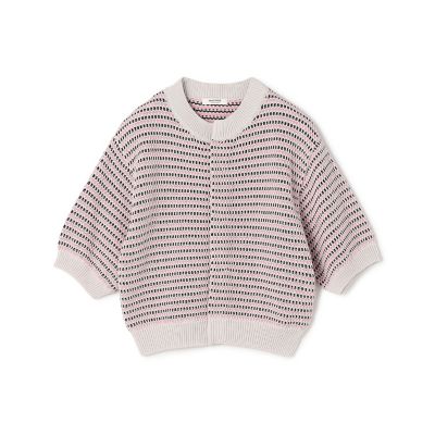 maison TOMORROWLAND/メゾン トゥモローランド ギマコットン ハーフスリーブカーディガン