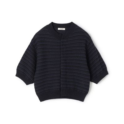 【美品】MACHPEE マカフィー　ドライコットン ハーフスリーブカーディガン MACPHEE カーディガン ドライコットン ハーフスリーブ