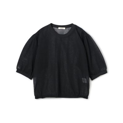 ドライレーヨン　パフスリーブプルオーバー
