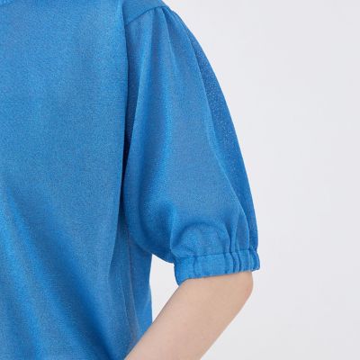 ドライレーヨン　パフスリーブプルオーバー