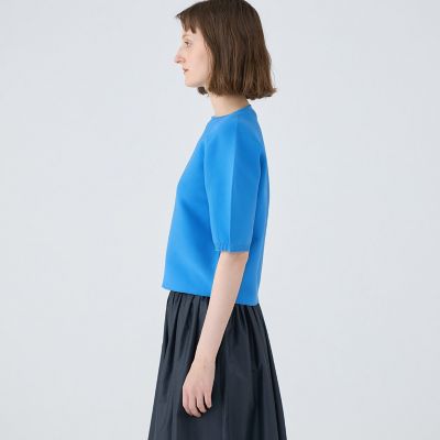 フォームニット　クルーネックプルオーバー