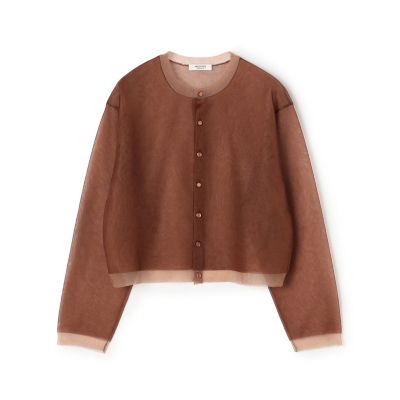 新品☆CLANE レイヤー カーディガン/イエナ、スローブ、トゥモローランド セール】 TOMORROWLAND tricot ティントリネン Vネックカーディガン