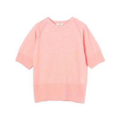 maison TOMORROWLAND/メゾン トゥモローランド プレーンリネン　ハーフスリーブプルオーバー