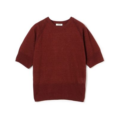maison TOMORROWLAND/メゾン トゥモローランド プレーンリネン ハーフスリーブプルオーバー