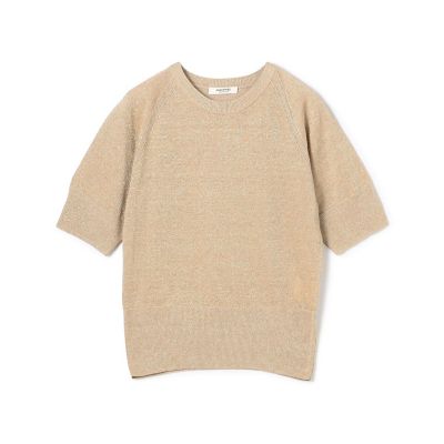 ＜maison TOMORROWLAND＞プレーンリネン　ハーフスリーブプルオーバー