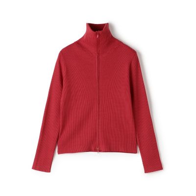 カーディガン ストレッチコットン ジップアップカーディガン レディース ◇ギマコットンジップアップカーディガン（0774170200